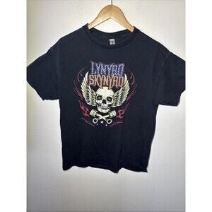 Large Y2K Tour Lynyrd Skynyrd Band Graphic Music T-Shirt Rare Concert 2 Sided